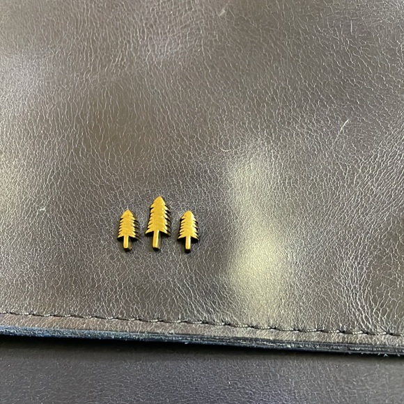 Portland leather backpack in Cowboy Blue - Picture 4 of 6